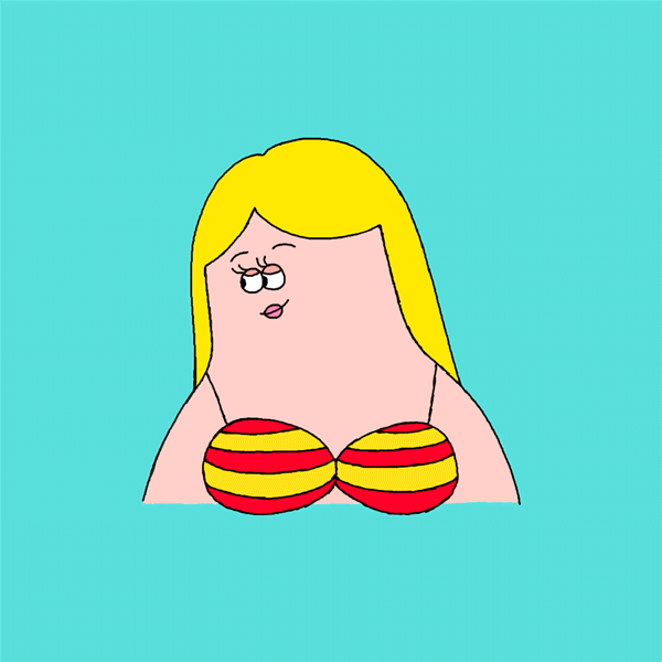Cartoon woman feels undone due to low sexual desire and a decrease in sexual enjoyment.